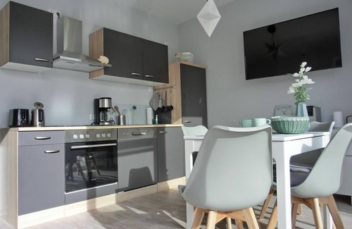 Gelbensande Apartment | Apartment KWi 87 floor "Northern Lights" - 2-room apartment for 4 people. WIRELESS INTERNET ACCESS