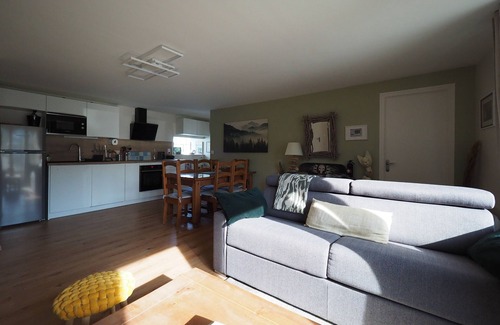 Cazeaux-de-Larboust Apartment | Apartment 'La Grange' with Mountain View, Private Garden and Wi-Fi