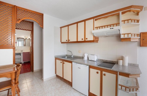 Puerto Naos Apartment | Apartment 'La Bayana - 3' with Sea View, Shared Pool and Wi-Fi