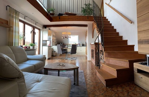 Nonnenhorn Apartment | Apartment 'Maisonette Am See' with Lake View, Wi-Fi and Air Conditioning