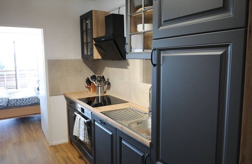 Schonach im Schwarzwald Apartment | Apartment 'Martin' with Mountain View, Balcony and Wi-Fi