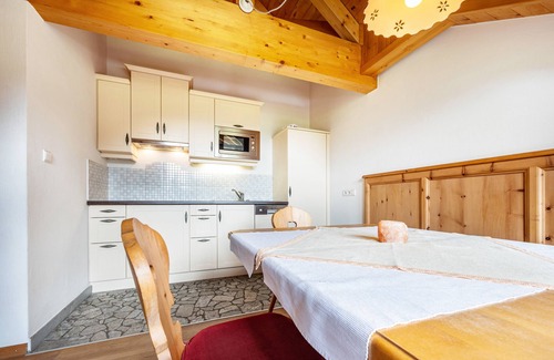 Anterselva Apartment | Apartment 'Mitterbruggehof Berganemone' with Mountain View, Shared Garden and Wi-Fi