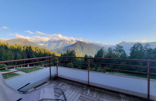 Plateau-d'Assy Apartment | Apartment Mont-Blanc view
