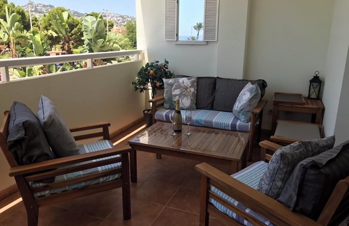 Moraira Town Centre Apartment | Apartment Moraira 4 People - Full sea view 50 M from the sandy beach