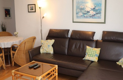 Bad Reichenhall Apartment | Apartment no. 1 Akelei 58 sqm with two bedrooms, two bathrooms and south-facing balcony