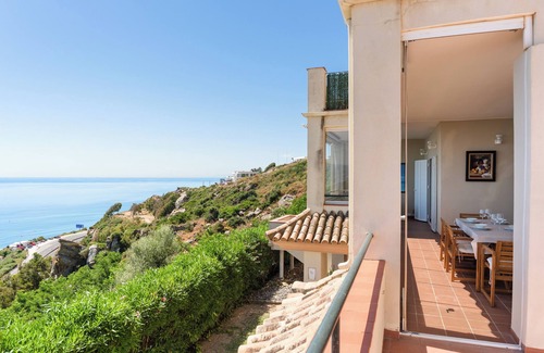 Manilva Apartment | Apartment 'Panoramic Sea Views' with Sea View, Wi-Fi and Air Conditioning