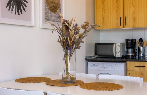 Cala Agulla Apartment | Apartment 'Perleta' with Sea View, Wi-Fi and Air Conditioning