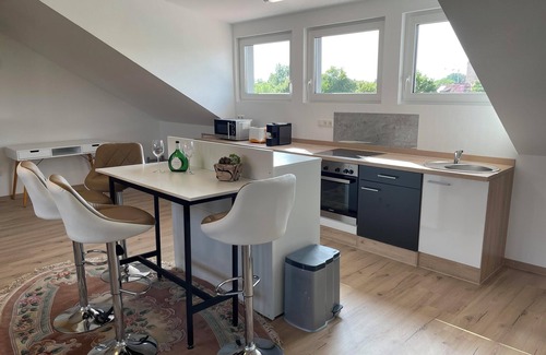 Volkach Apartment | Apartment Promedklinik 3 near Main River with with offer of wellness massages on site