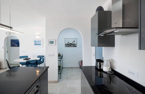 Playa Blanca Apartment | Apartment "Puerto Chico Q" with Sea View, Shared Pool, Terrace, A/C & Wi-Fi