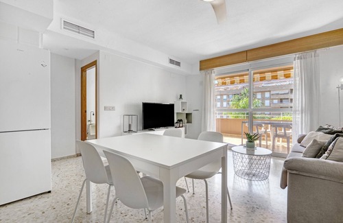 Denia Apartment | Apartment 'Puerto Romano Denia' with Shared Pool, Private Terrace and Air Conditioning