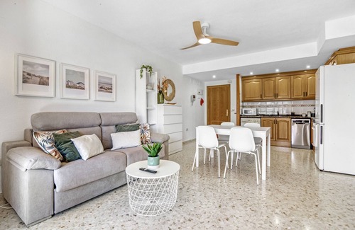 Denia Apartment | Apartment 'Puerto Romano Denia' with Shared Pool, Private Terrace and Air Conditioning