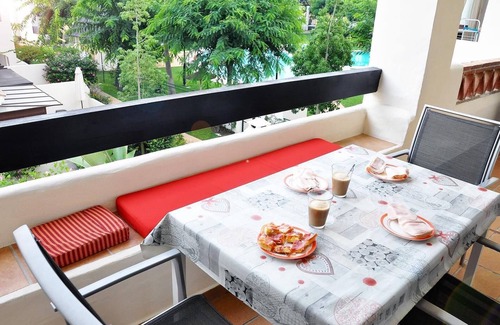 Manilva Apartment | Apartment 'Residencial Duquesa Fase I' with Terraces, Shared Pools & Wi-Fi
