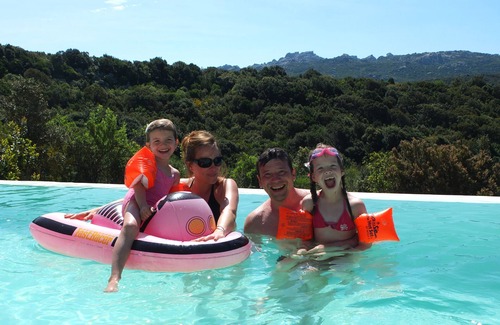 Aglientu Apartment | Apartment 'Rosmarino' with Shared Pool, Private Garden and Air Conditioning