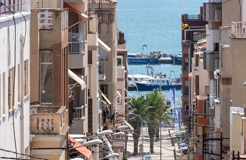 Sant Carles de la Rapita Apartment | Apartment 'Sant Carles' with Sea View, Balcony and Wi-Fi
