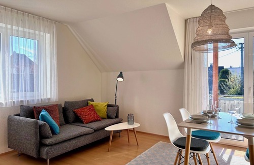 Langenargen Apartment | Apartment Strandgut - lakeside maisonette apartment with parking space and south-facing balcony