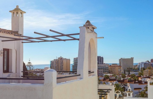 Benalmadena Costa Apartment | Apartment 'Summer in Costa del Sol' with Sea View, Terrace, Shared Pool & Wi-Fi