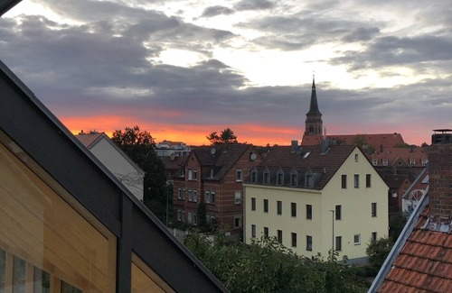 Schwabach Apartment | Apartment 'Traumhaftes Loft Wintergarten' with Shared Terrace, Wi-Fi and Air Conditioning