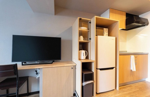 Naniwa Apartment | Apartment Type A double bed x 1 single bed x 1 - 3A/Osaka Ōsaka