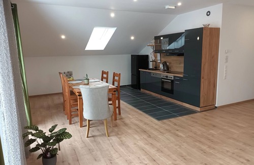 Unterallgau Apartment | Apartment "Waldblick" with Balcony & Wi-Fi