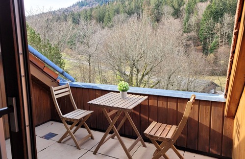 Bad Herrenalb Apartment | Apartment with 60sqm, 1 children's room with 2 single beds, attic with sleeping possibility, max. for 4 persons