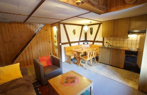 Sedrun Apartment | Apartment with a view of the mountains