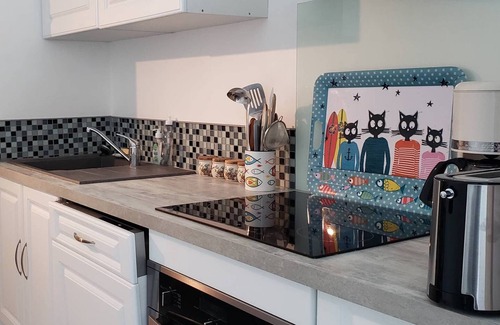 Perros-Guirec Apartment | Apartment with balcony SEA VIEW Trestraou beach in PERROS-GUIREC