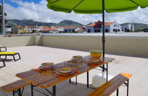 Ribeira Grande Apartment | Apartment with large terrace and sea view