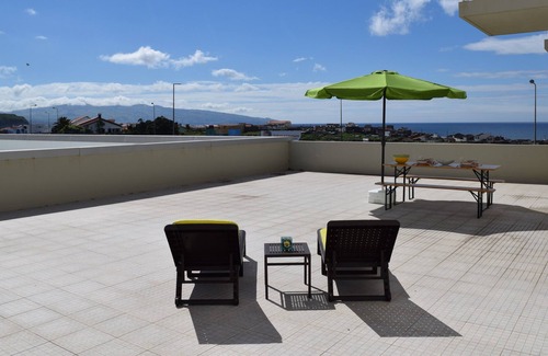 Ribeira Grande Apartment | Apartment with large terrace and sea view