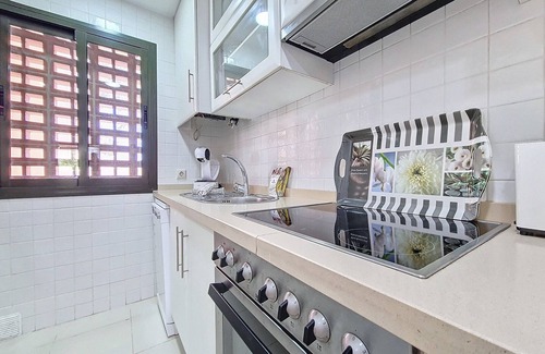 Roda Apartment | Apartment with pool views, parking and Wi-Fi