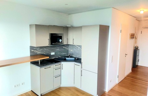 Hafen Apartment | Apartment with river view at the Medienhafen Düsseldorf