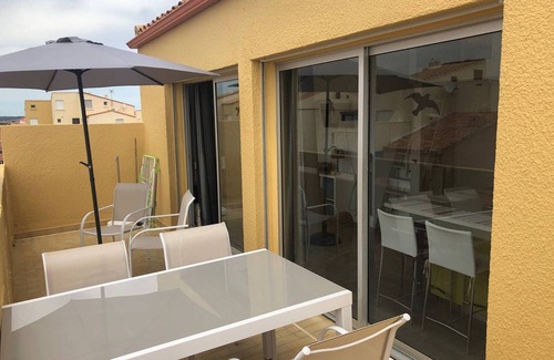 Port Leucate Apartment | Apartment with terrace, sleeps 4, near beach, parking