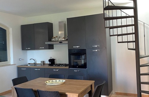 Eastern Sicily Apartment | Apartment with terrace overlooking crystal clear sea. Parking space. Pets allowed