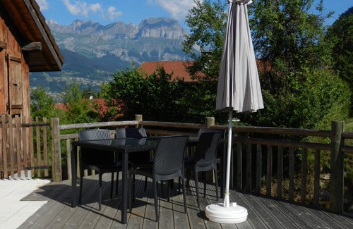 Passy Apartment | Apartments with terrace overlooking Mont Blanc, 2 bedrooms, in a renovated farmhouse.