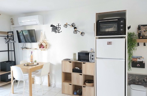 Palavas-les-Flots Apartment | Appart 3 stars Beach 100m(1 min walk) Palavas Rive Droite Terrace+Parking
