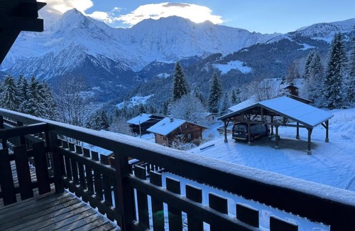 Le Bettex Apartment | Appart 5 Le Bettex piste view Mont Blanc 3 bedrooms