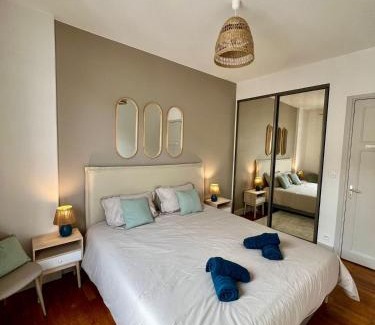 Quartier Hyper-Centre Apartment | Appartement élégant Championnet - 3 chambres - parking privé