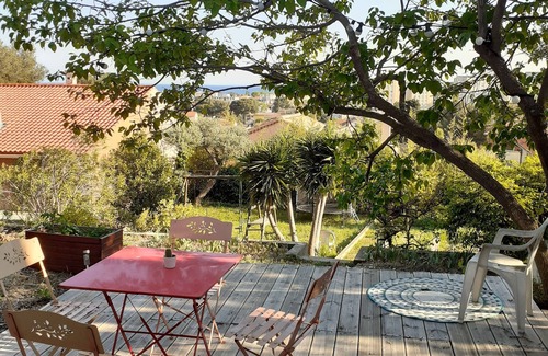 L'Evescat Apartment | Appartement 2 Pièces Jardin vue mer Baie des Sablettes