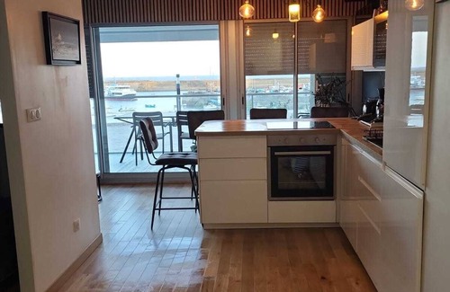 Quiberon Apartment | Appartement avec loggia vue mer port Maria