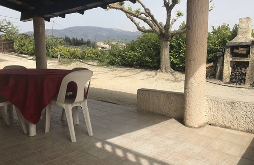 Mormoiron Apartment | Appartement Dans Maison vue Mt Ventoux et Vignes