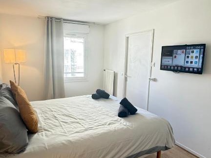 Villeneuve-la-Garenne Apartment | Appartement moderne au centre-ville de Villeneuve La Garenne