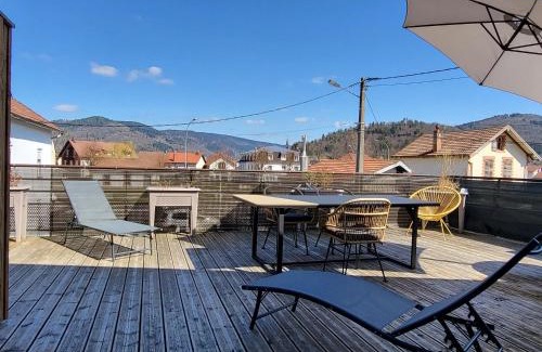 Le Thillot Apartment | Appartement lumineux 3 chambres, terrasse, proche commerces et ski, avec WiFi - FR-1-589-677