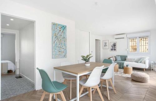 Marseillan Plage Apartment | Appartement lumineux 3 pièces - Neuf 2021 - Climatisé - Grande terrasse - Parking - WIFI inclus - FR-1-326-730