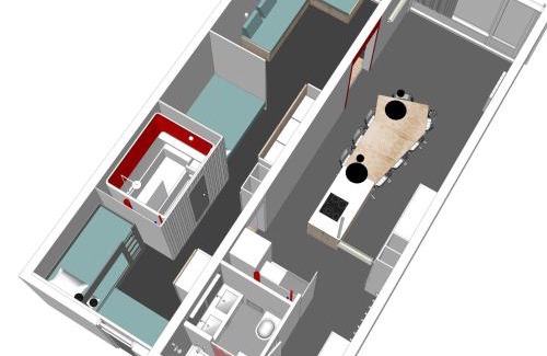 Arc-1800 Apartment | Appartement Rénové Ski aux Pieds avec Balcon Sud, 3 Pièces Cabine pour 7 Personnes - FR-1-346-322