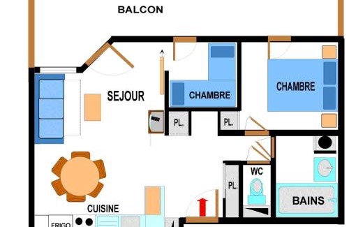 Val Cenis Apartment | Appartement spacieux au pied des pistes pour 6 personnes, Lanslevillard-Val Cenis - FR-1-508-11