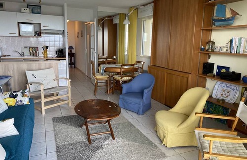 Saint-Cast-le-Guildo Apartment | Appartement T2 vue mer Face à la Grande Plage, 4 Personnes