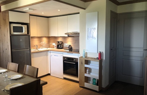 Les Avanchers-Valmorel Apartment | APPT 6 PERS, 2 CH, 2 S DE B, VUE VALLEE, COEUR DE STATION