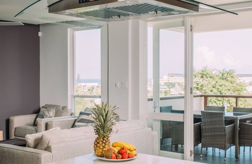 Frigate Bay House | Apt #4 Luxurious corner 2BR, 2 Storey Townhome, Ocean View, walk to Beach 10 Min