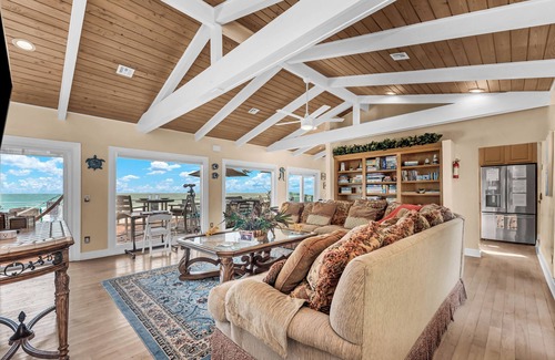 Stuart House | Aquarius Oceanside: 9BR/8BA Beachfront w/Pool, Hot Tub, Elevator & Riverfront