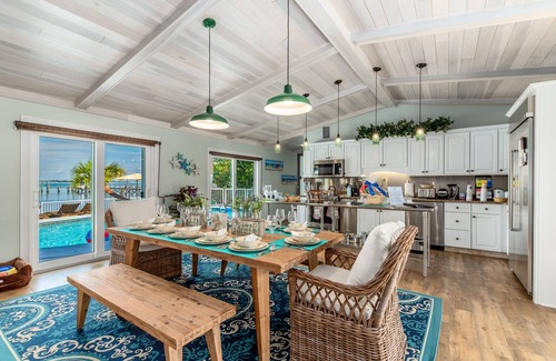 Stuart House | Aquatopia Resort: SideBySide Riverfront, steps2ocean, Pools/Docks/HotTubs & More
