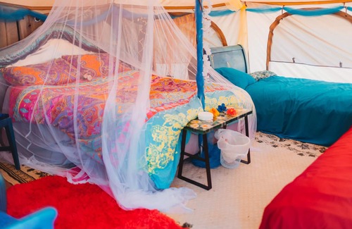 Austral RV Rental | Arabian Nights - Riverfront Glamping Experience